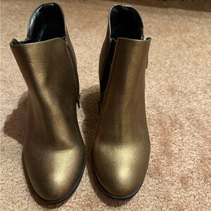 Style & Co. Metallic Ankle Booties